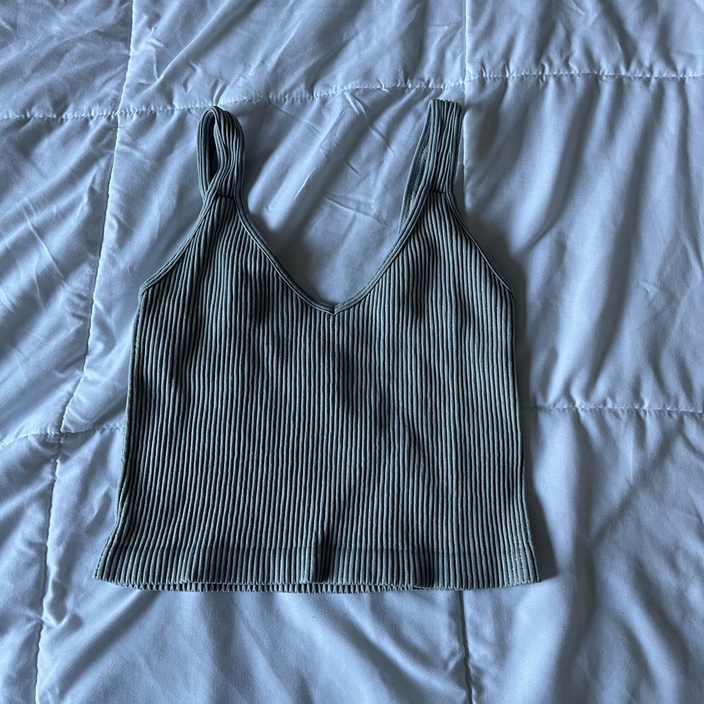 Green tank top